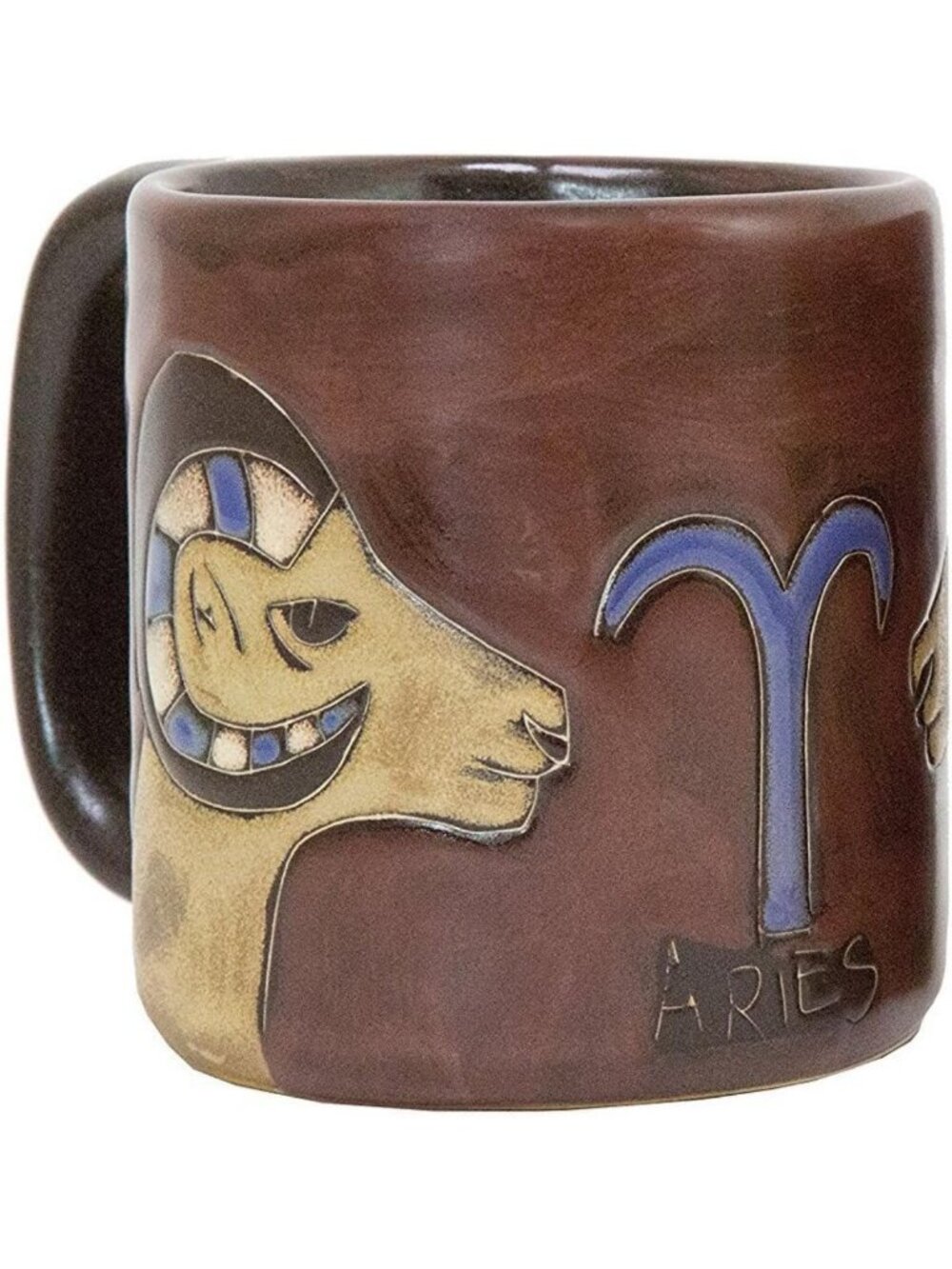 Astrology Zodiac Mug 16 oz - Aries The Ram - Unique Stoneware Coffee Cup